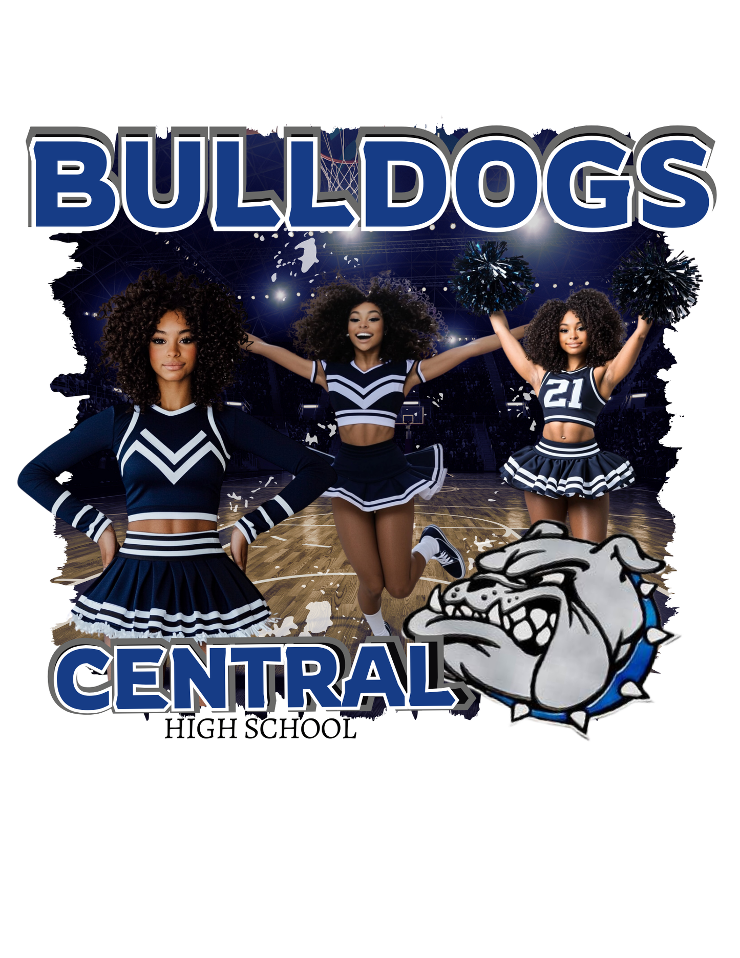 Editable Cheerleader Templates