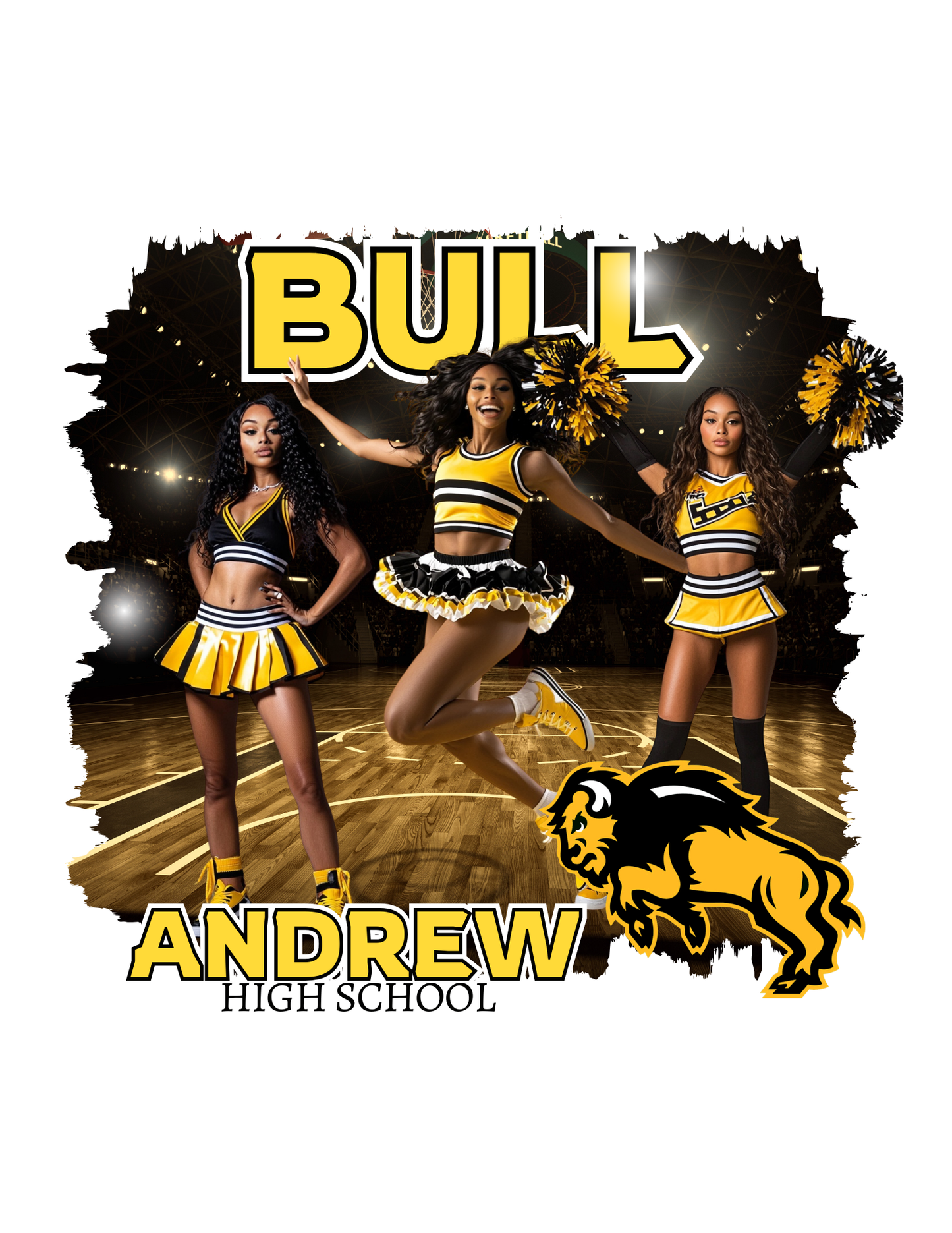 Editable Cheerleader Templates