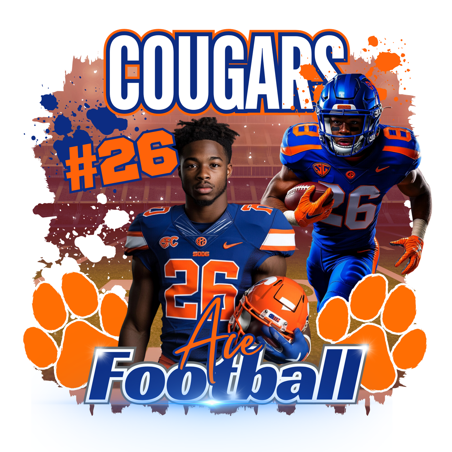 Editable Football Templates