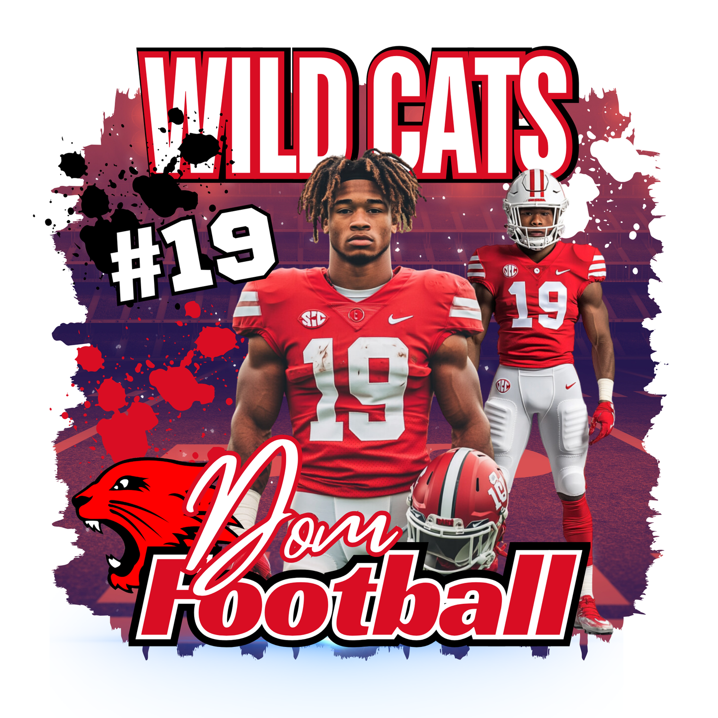 Editable Football Templates