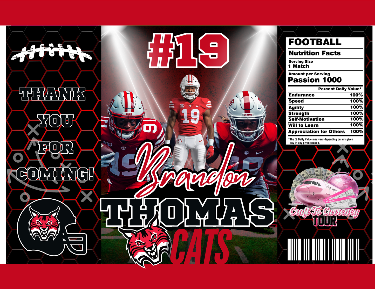 Editable Football Templates