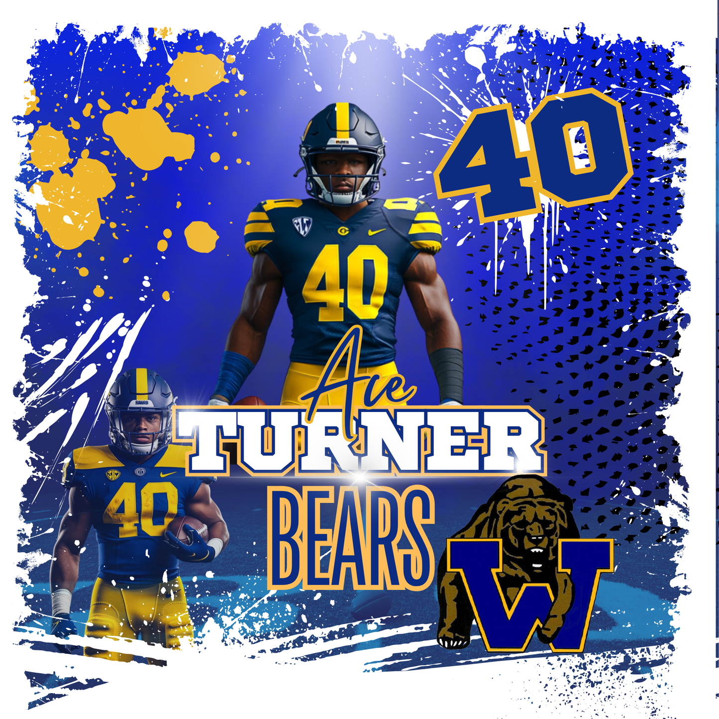 Editable Football Templates